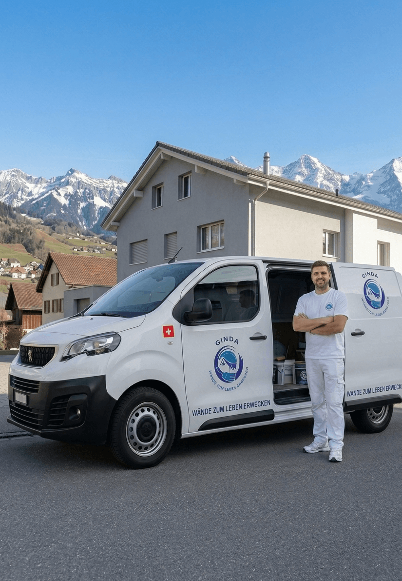 Maler bei der Arbeit